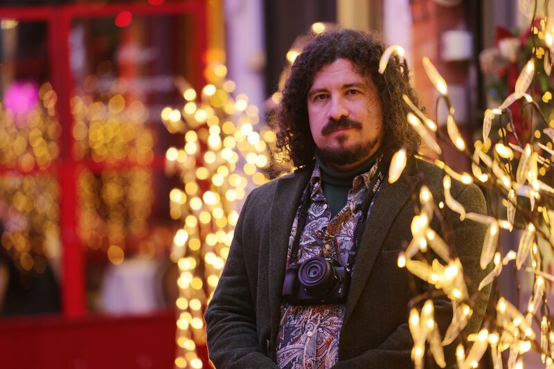 Horia Dumitra has been lucky in the friends department. Initially he used the Meetup app to find filmmaking and screenwriting groups in Dublin. Then he set up his own group on the app. Photograph: Alan Betson 