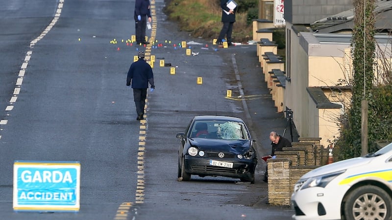 The women, from Ardee in Co Louth were crossing the road, having just got off a bus, when the crash happened.  Photograph: Colin Keegan/Collins Dublin.