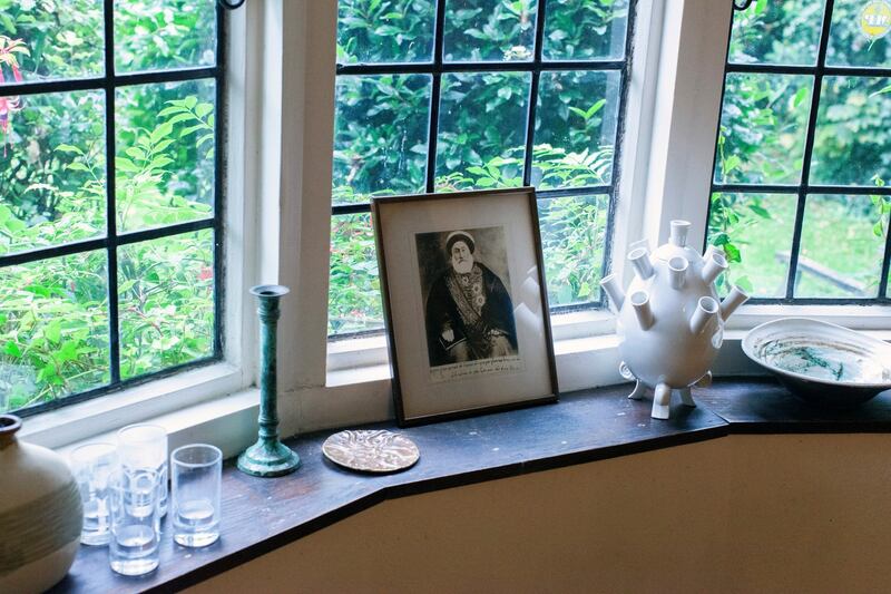 A portrait of Roden’s great-grandfather Haham Abraham ha Cohen Douek, the chief rabbi of Aleppo when the city was part of the Ottoman Empire. Photograph: Lauren Fleishman/New York Times
