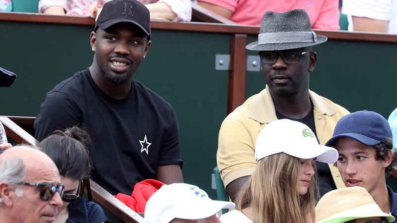 Marcus and  Lilian  Thuram attend the 2018 French Open at Roland Garros. Photograph: Rindoff Petroff/Suu/Getty Images