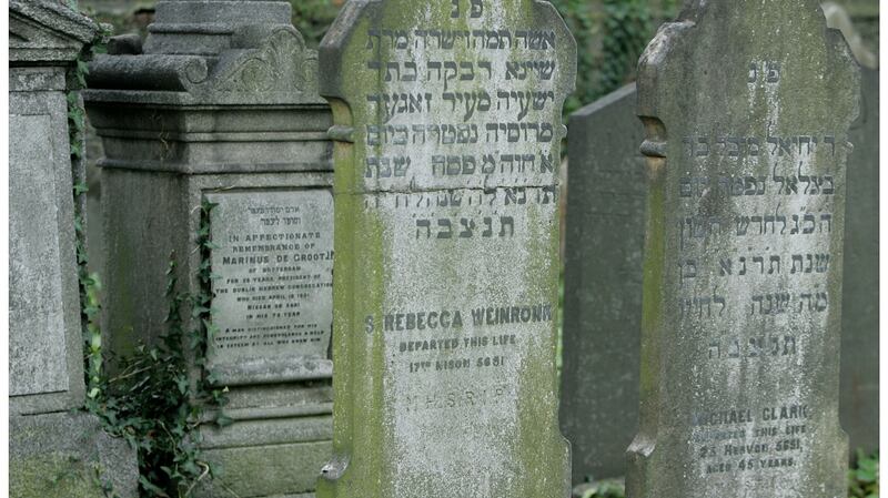 The Old Jewish Cemetery of Ballybough at 67 Fairview Strand, Dublin. Photograph: Alan Betson