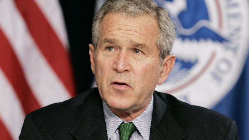 George W Bush  issued a stark warning on the US economy.
