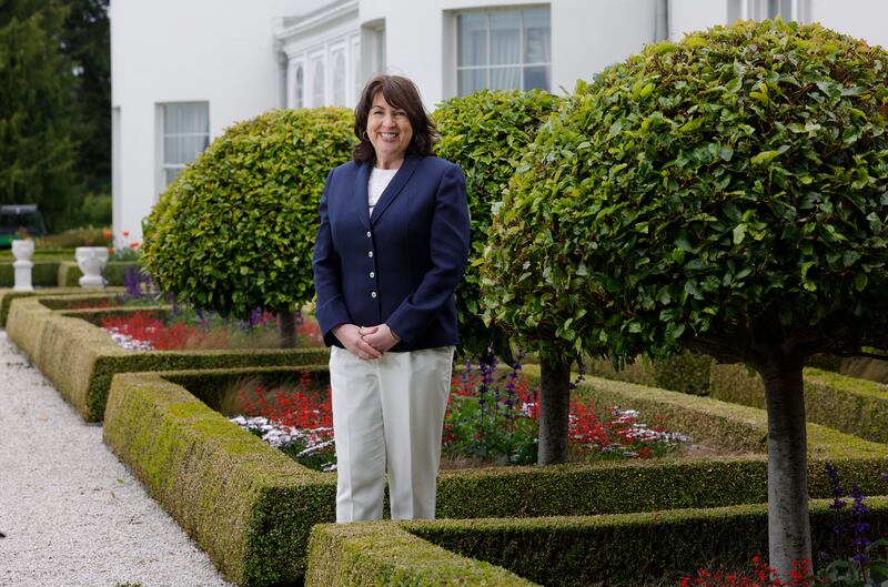 Claire Cronin says of the Phoenix Park residence: 'I walk here every morning and it is just spectacular.' Photograph: Alan Betson