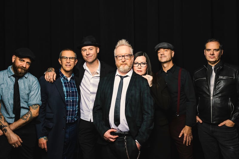 Flogging Molly. Photograph: Katie Hovland