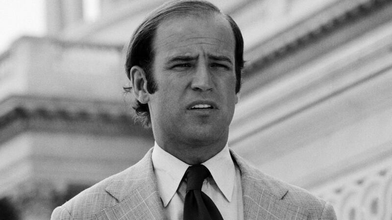 Joe Biden on a CBS programme in 1974. Photograph:  CBS Photo Archive/Getty Images