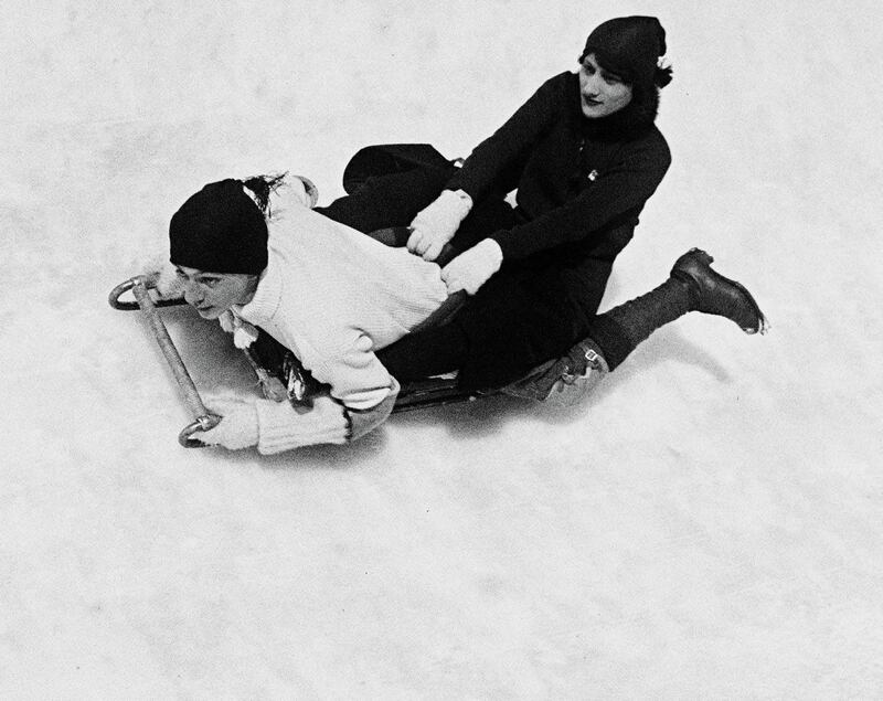Zissou and Simone Roussel, St Moritz, 1913. Photograph: Jacques Henri Lartigue © 2020 Ministère de la Culture – France/AAJ HL