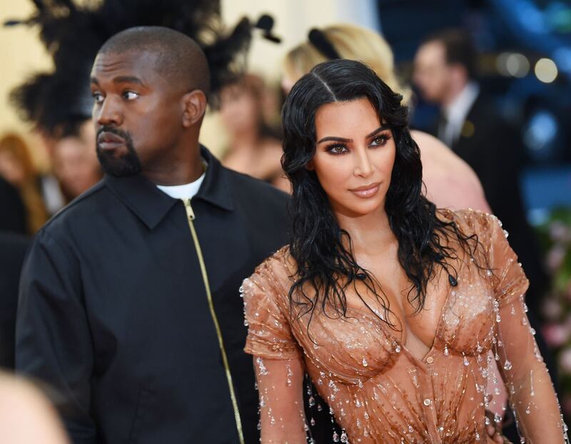 Inspiration: Kanye West and Kim Kardashian, in 2019. Photograph: Dimitrios Kambouris/Getty