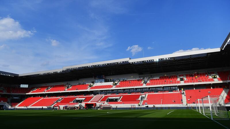 Slovakia have played all of their Euro 2020 qualifiers in Trnava but have recently tested the renovations at the stadium in Bratislava. Photo: Dan Mullan/Getty Images