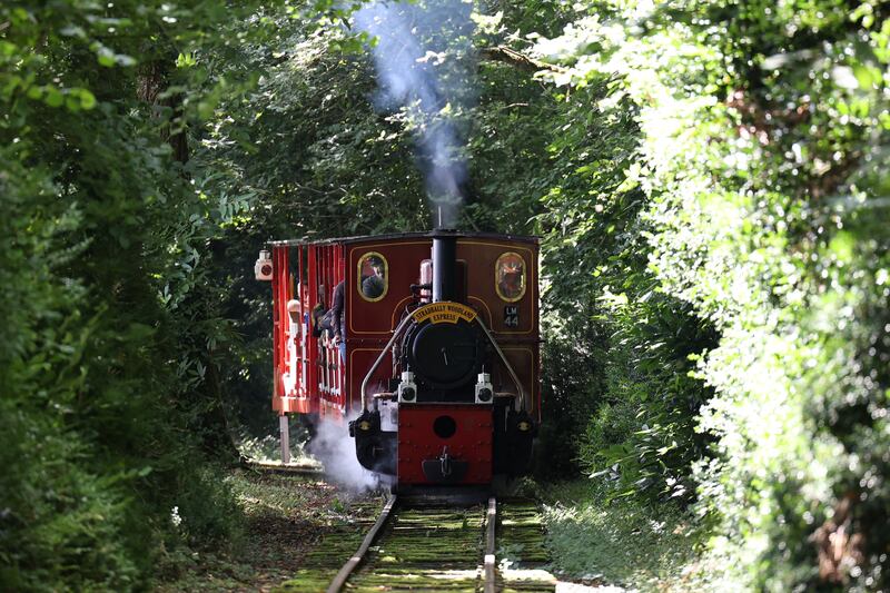 'Róisín': the Stradbally Woodland Railway's 1949- built steam locomotive has been running in Stradbally since 1969. Photograph: Nick Bradshaw