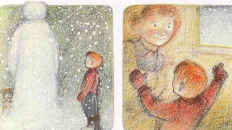 Illustrations from Raymond Briggs's The Snowman