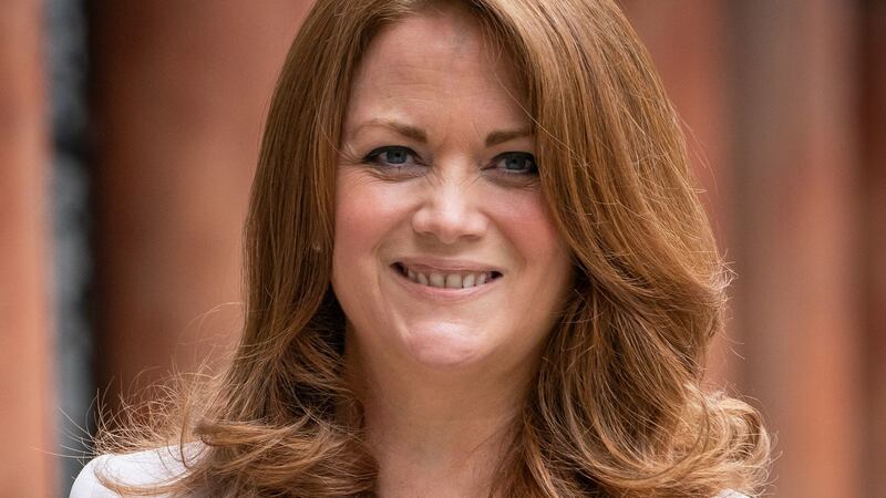 Conservative MP for Burton Kate Griffiths outside the Royal Courts of Justice in London.  Photograph: Aaron Chown/PA Wire