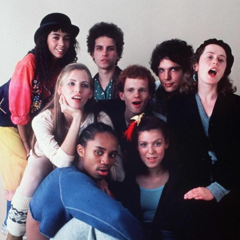 Irene Cara (Coco), Antonia Franceschi (Hilary), Gene Anthony Ray (Leroy), Barry Miller (Ralph), Paul McCrane (Montgomery), Laura Dean (Lisa), Lee Curreri (Bruno) and Maureen Teefy (Doris).