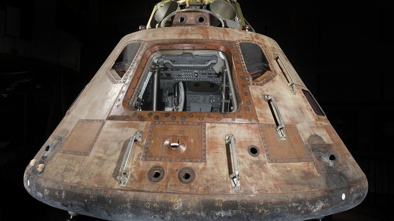 Columbia command module in the Smithsonian museum in Washington. Photograph: Eric Long