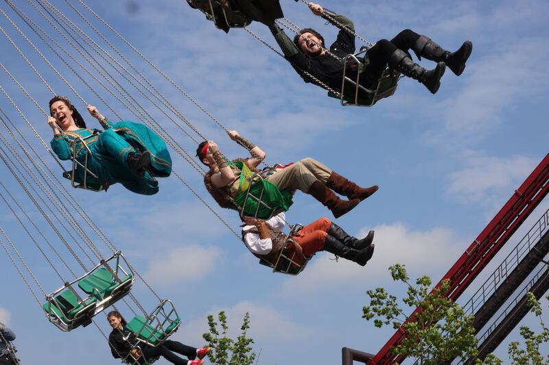 Emerald Park managing director Charles Coyle said on Tuesday that visitor numbers dipped marginally to 730,000 last year following a 'miserable' July with 'constant rain'. Photograph: Dara Mac Dónaill







