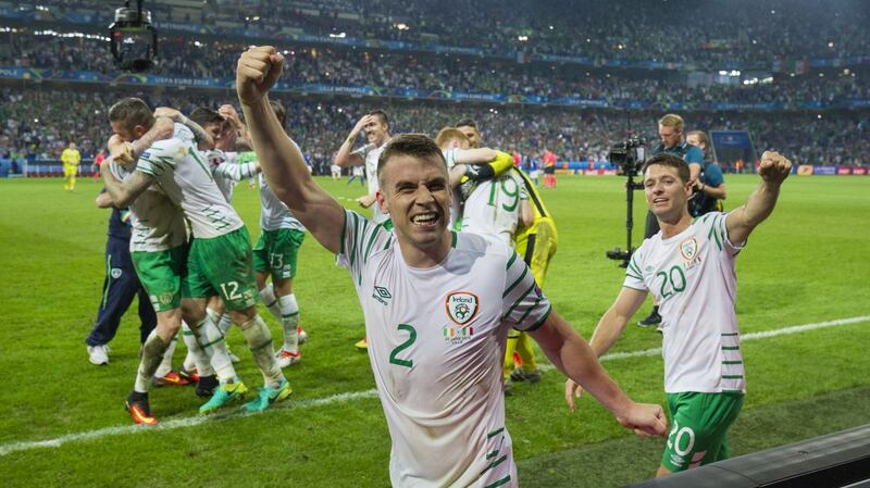It was Hoolahan’s cross which allowed Robbie Brady to score the winner against Italy at Euro 2016. Photo: Craig Mercer/CameraSport via Getty Images