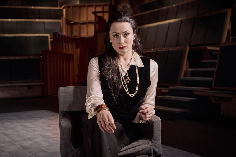 'What he has written can actually be performed by a capable actress rather than a professional singer.' Caitríona Ní Mhurchú as Maria Callas in Master Class. Photograph: Patricio Cassinoni