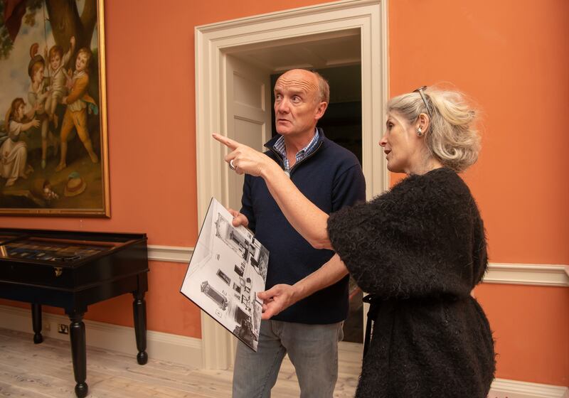 Doneraile Court: Mary Heffernan and Christopher Moore in 2019. Photograph: Lafayette