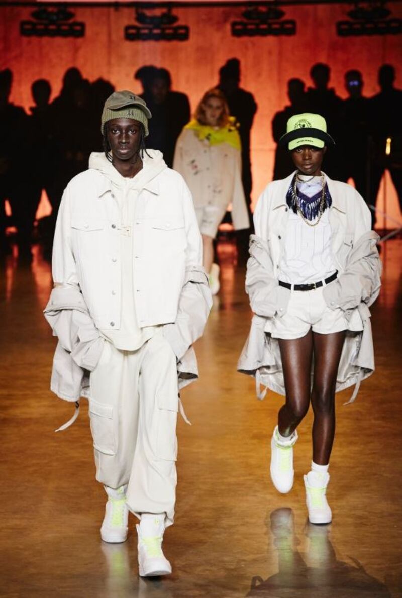Models walk the runway at TOMMYNOW London Spring 2020. Photograph: John Phillips/Getty Images