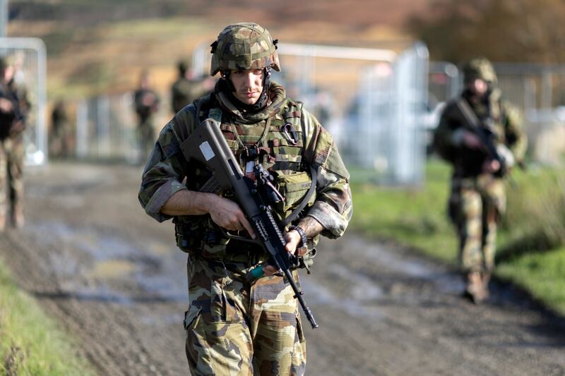 The Mission Readiness Exercise, was held in the Glen of Imaal, Co Wicklow. Photograph: Chris Maddaloni