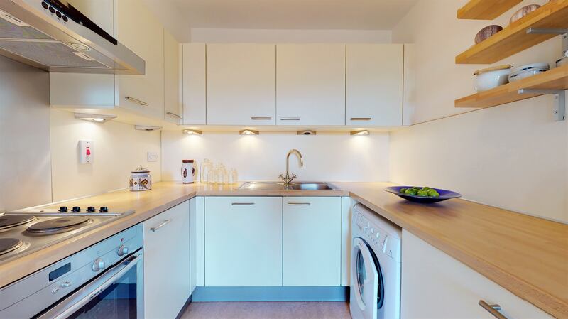 Galley-style kitchen