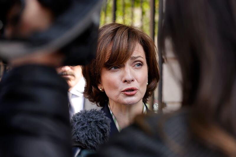 An t-iar iarrthóir neamhspleách Maria Steen.  Grianghraf: Alan Betson 
