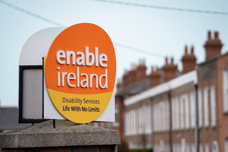 The entrance to Enable Ireland’s headquarters in Sandymount, D4