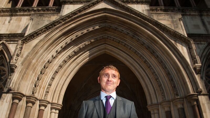 Jon Platt outside the Royal Courts of Justice in London. Photograph: Dominic Lipinski/PA Wire