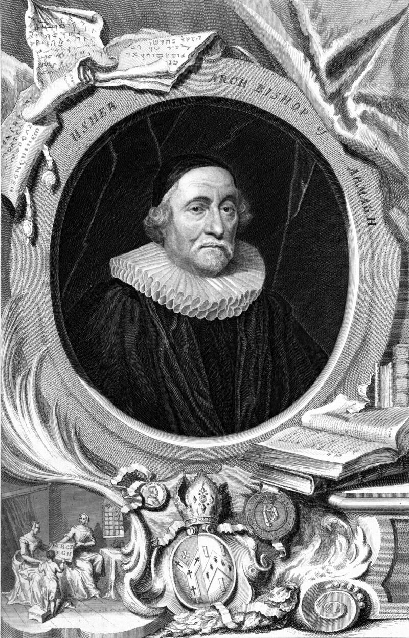 James Ussher  1580-1656, Archbishop of Armagh, originally introduced the idea that the Anglican Church of Ireland is the true Celtic religion of Ireland, founded by St Patrick in the fifth century. Photograph: Universal History Archive/Getty Images