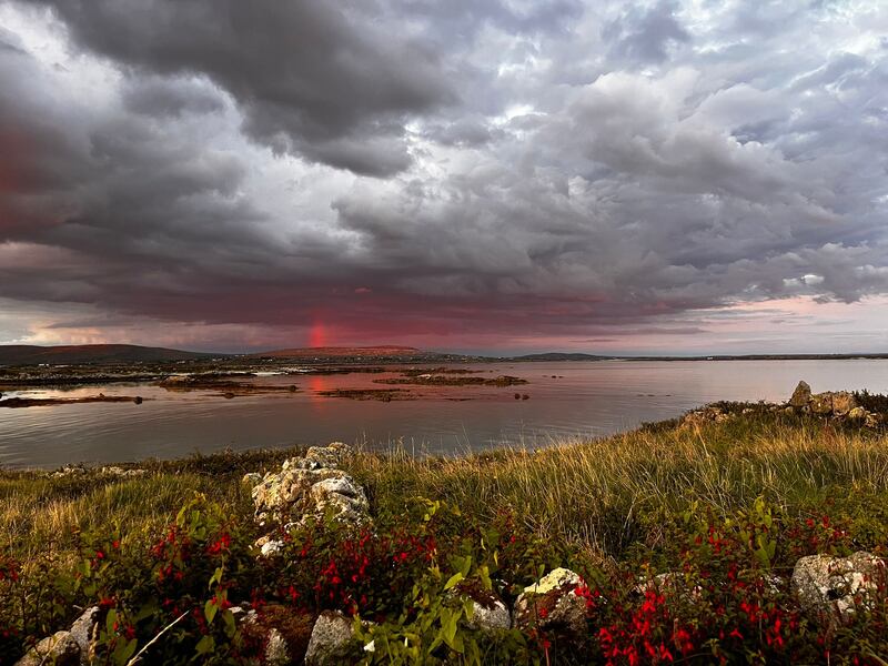 A view from Mweenish Island in Connemara: A €2 billion project of about 30 offshore turbines has been provisionally approved by the Government for this area. Each turbine would be the same height as the Eiffel Tower. Photograph Vanessa Carswell