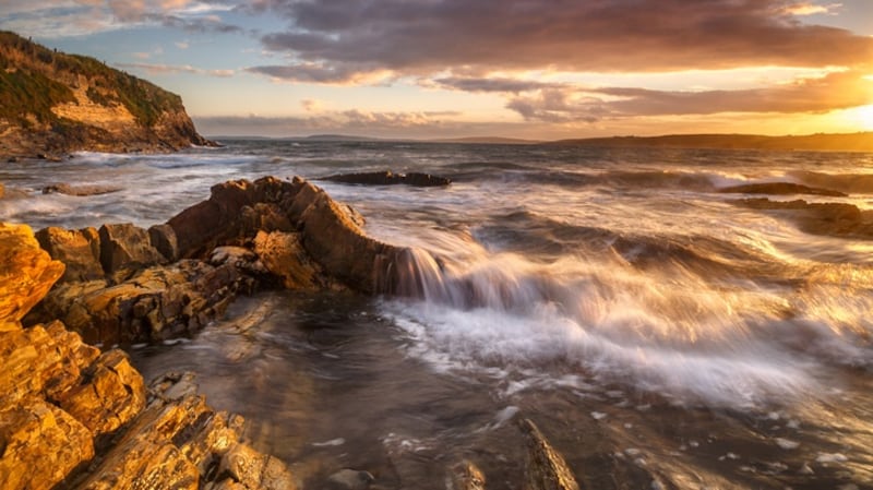 Sunset at Garretstown beach, Co Cork.