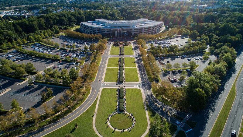 Voters lined up to cast their ballots in the US presidential election at the Fairfax County government centre in Virginia on September 19th. Photograph: Jim Lo Scalzo/EPA