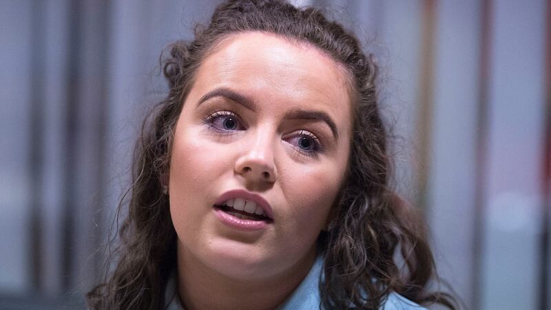 Rebecca O’Reilly, a volunteer at Ronanstown Youth Services. Photograph: Dave Meehan for the Irish Times