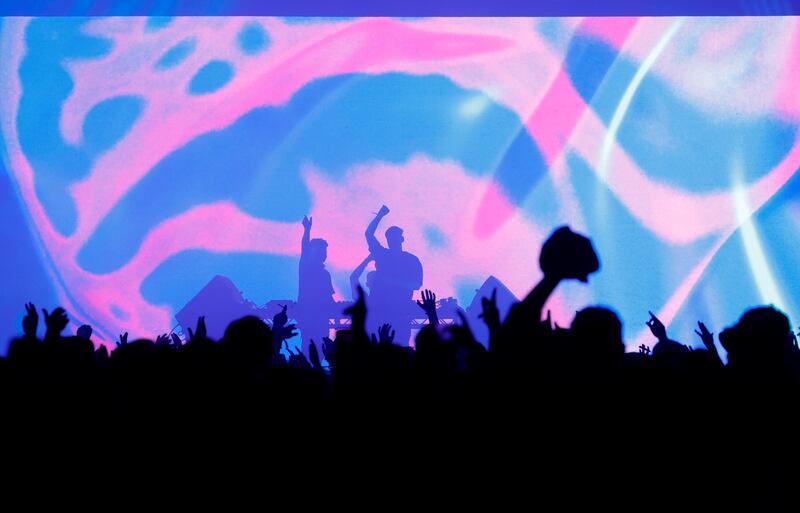 Obskur play the Terminus stage. Photograph: Alan Betson / The Irish Times

