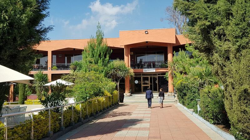 The Yaya Village hotel owned by the retired distance-running great Haile Gebrselassie, outside Addis Ababa, where Farah was staying. Photo: Elias Meseret/AP Photo