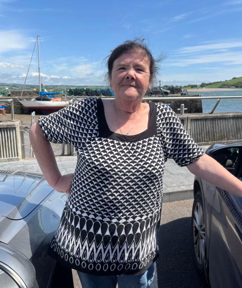 Local woman Jean Cantwell said that the late Ms Satchwell 'wouldn’t have hurt a fly'. Photograph: Olivia Kelleher