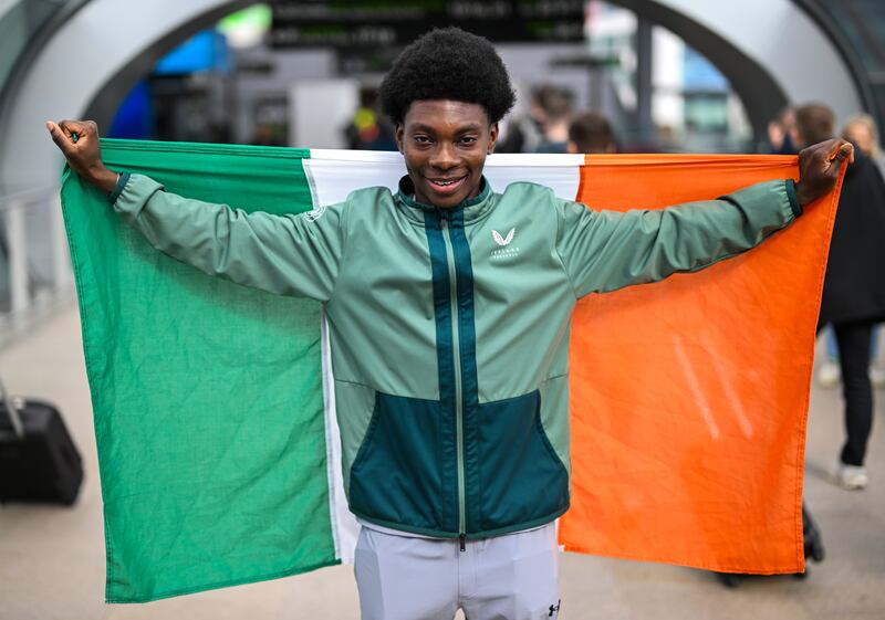 Ade Solanke of the Republic of Ireland. Photograph: Stephen McCarthy/Sportsfile