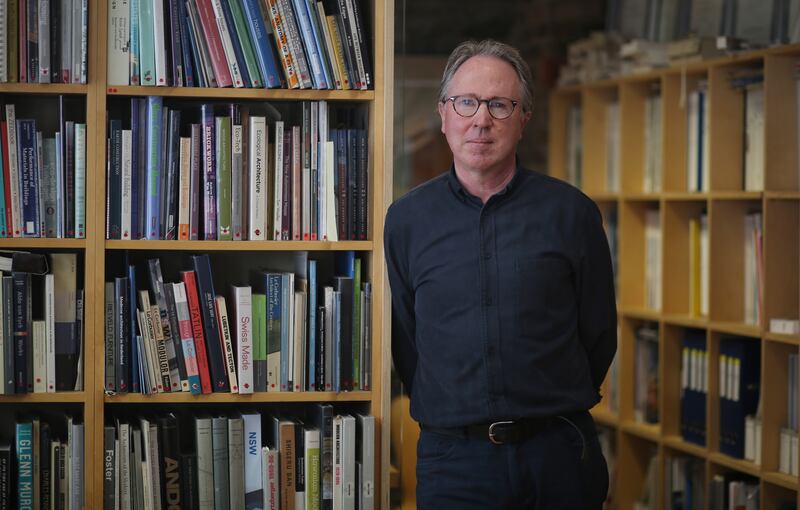  Seán Harrington, architect. Photo: Bryan O’Brien / The Irish Times 

