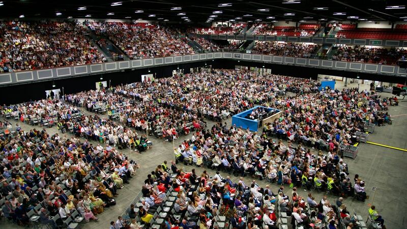 The the annual Jehovah’s Witnesses convention in the Citywest Hotel, Dublin. Photo: Nick Bradshaw