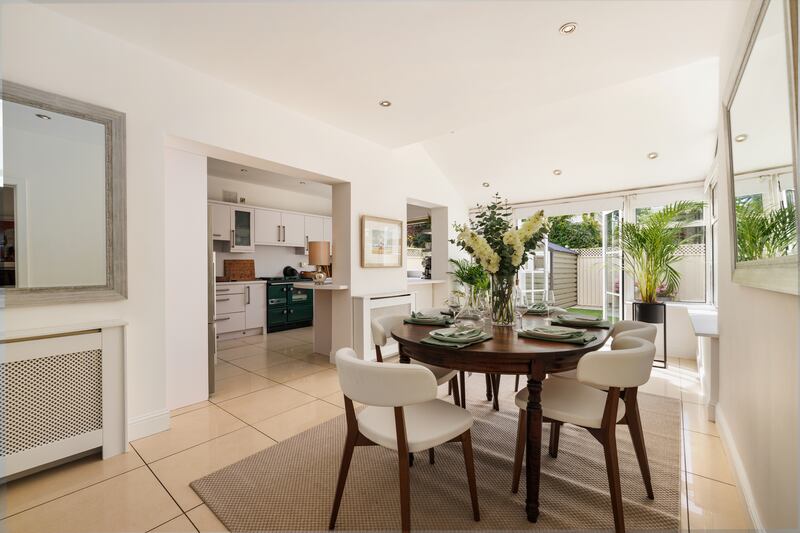 Dining area. Photograph: Andrew Nolan