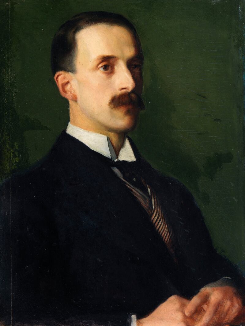 A portrait of Hugh Lane by  Sarah Cecilia Harrison.