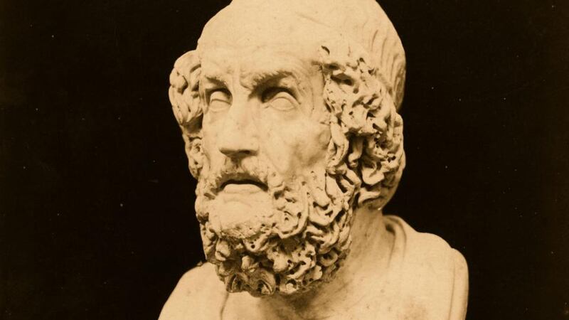 ‘American classicist Caroline Alexander in her recent book, The War That Killed Achilles, highlights the ways in which the Homer’s Iliad emphasises the pain and destructiveness of war.’ Photograph: Hulton Archive/Getty Images