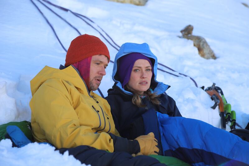 Ryan Phillippe as Leo and Hannah New as Natascha in Summit Fever. Photograph: Press Association