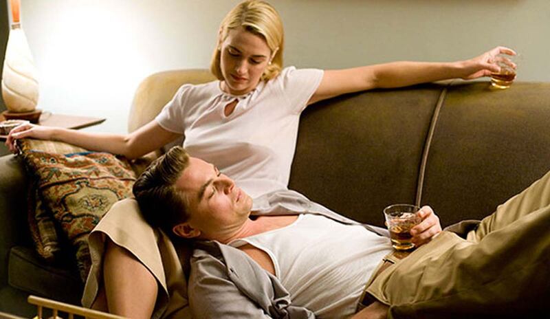 Kate Winslet and Leonardo DiCaprio in Revolutionary Road.