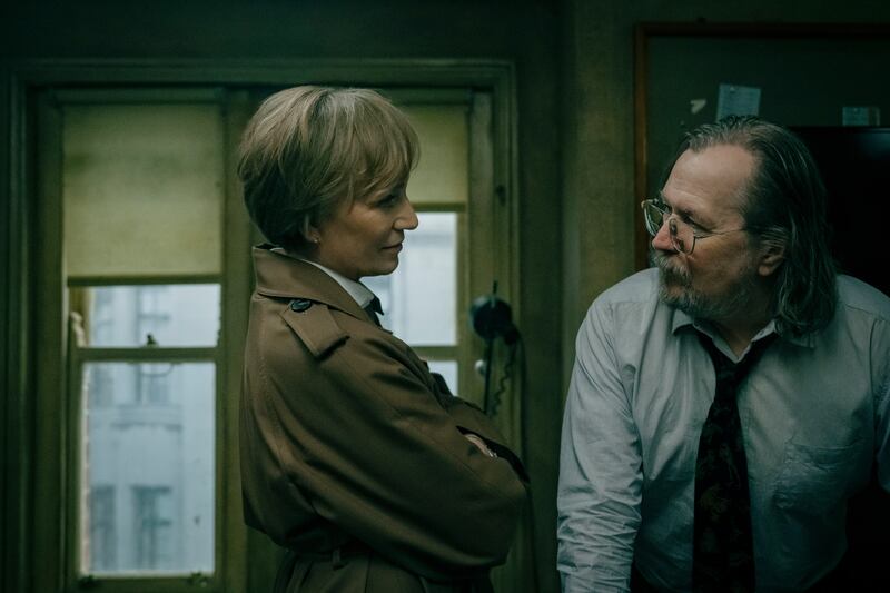 Slow Horses: Kristin Scott Thomas and Gary Oldman in season five