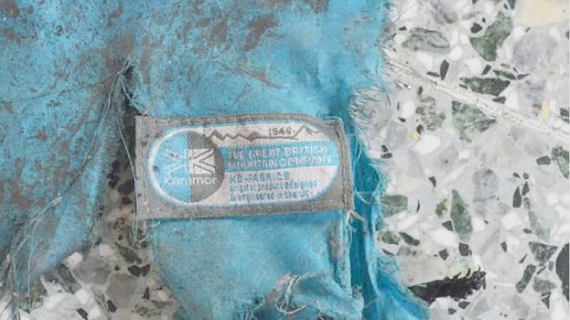 Fragments of the backpack police believe contained the bomb used in the bombing of the Manchester Arena. Photograph: The New York Times