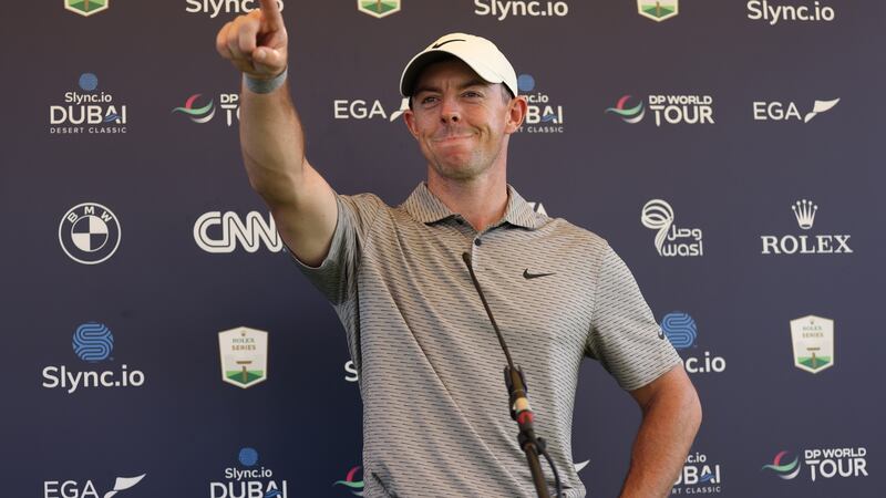 Rory McIlroy is a two-time winner of the Dubai Desert Classic. Photograph:  Luke Walker/Getty