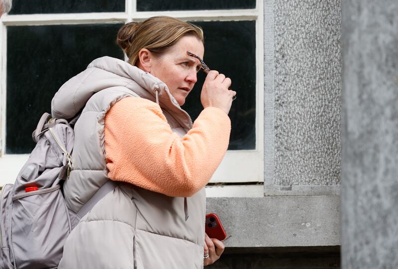 Lisa Flaherty at Tuesday's inquest in Tullamore. Photograph Nick Bradshaw 