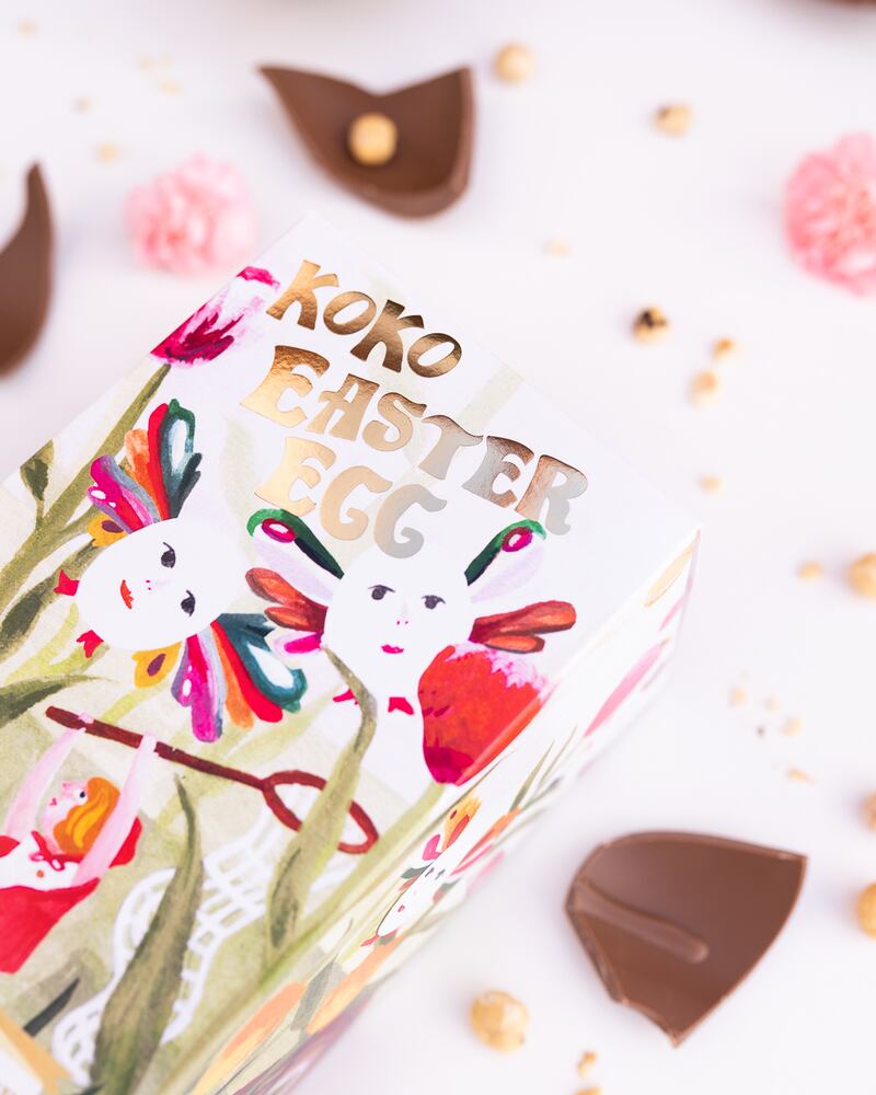 Koko Kinsale caramelised hazelnut milk chocolate egg