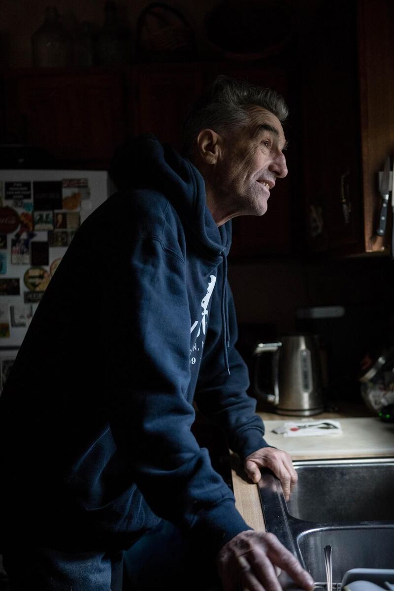 Brian Shelton following his Vertex procedure: ‘It’s a whole new life.’ Photograph: Amber N Ford/The New York Times