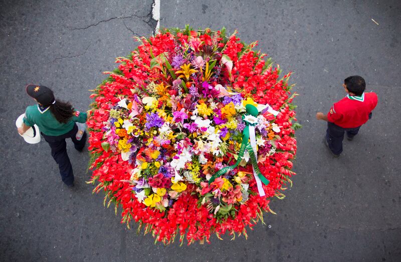 The Feria de las Flores in Medellín, Colombia. Photograph: iStock